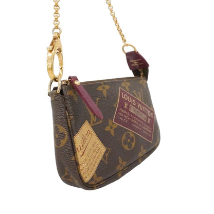 Louis Vuitton Pouch Monogram Mini Pochette Brown — view 2