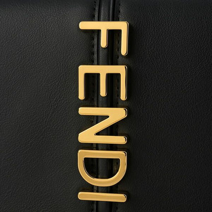 Fendi Shoulder Bag Fendi Graffi Black/soff Togo Old