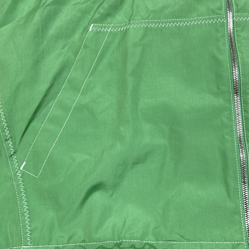 Hermes Blouson Size 41 Women - Green Short Sleeves / Zip Up / Spring / Fall