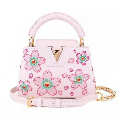 Louis Vuitton Shoulder Bag Capucines Mini Pink