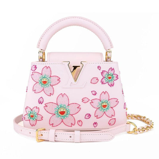 Louis Vuitton Shoulder Bag Capucines Mini Pink
