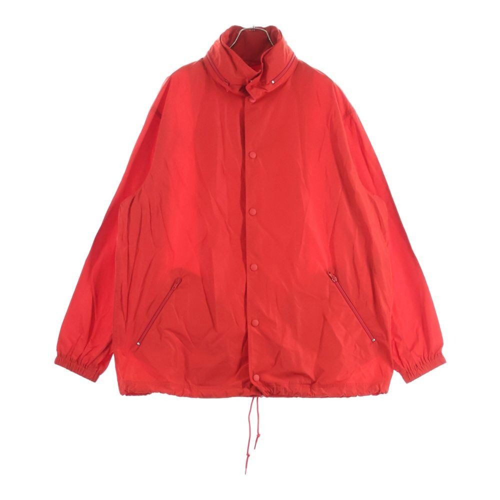 Balenciaga Back Logo Nylon Jacket Print Red