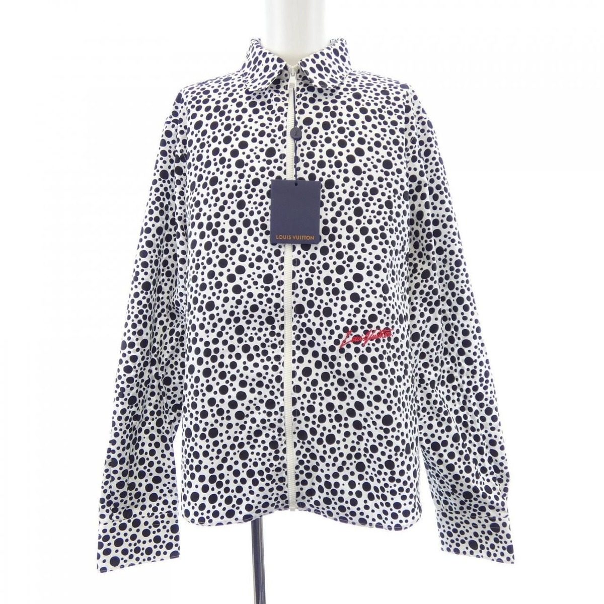 Louis Vuitton LV Yk Infinity Dot Printed Zipped Shirt Yayoi Kusama Jacket