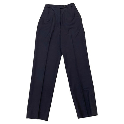 Hermes Vintage Wool Straight Pants Bottoms Size 36 Brown 24976