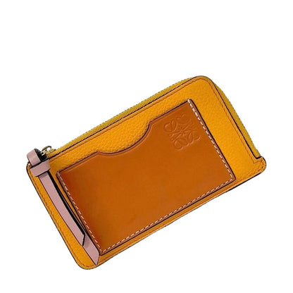 Loewe Coin Case Orange Anagram