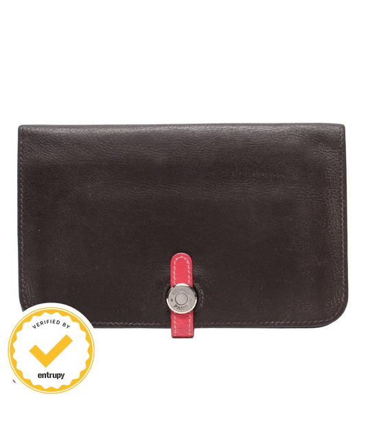 Hermes Wallet Silver Dogon GM