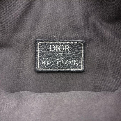 Christian Diorchristian Dior Saddle Bag Black Leather 06-bo-0199