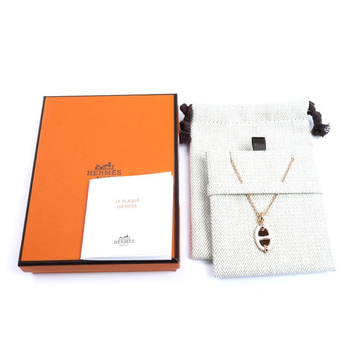 Hermes GP Mignon PM Pendant Necklace H100053fod2 41/46cm (1811in) Ladies