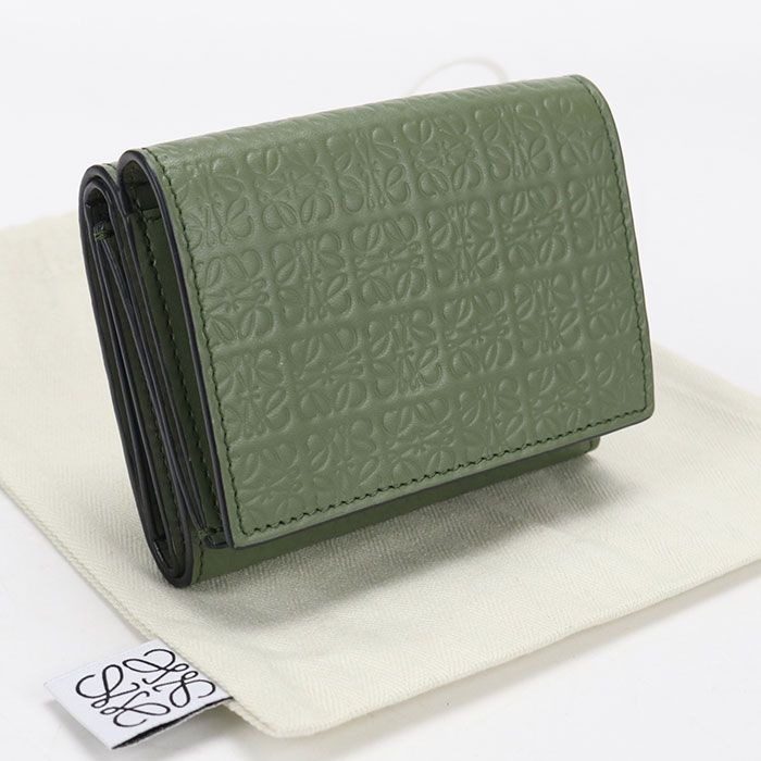 Loewe Trifold Wallet Repeat Anagram Calf