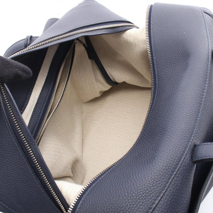 Hermes Handbag Warago Cabin 35 Breunuit Leather Blue Nuit Navy — view 3
