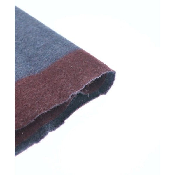 Louis Vuitton Scarf Wool Cashmere Navy Orange — view 3