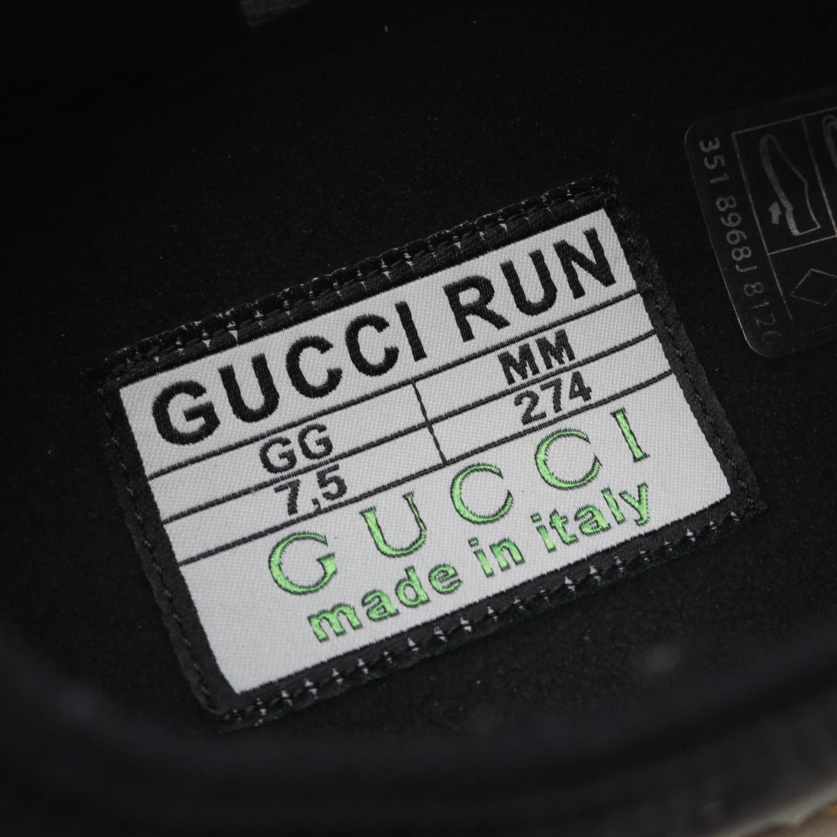 Gucci Sneakers Interlocking Black — view 5