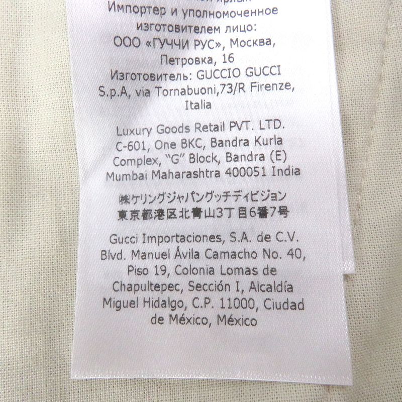 Gucci 21AW 653360 Tartan Check Double Trousers Wool Pants Greenish 46 Hanger