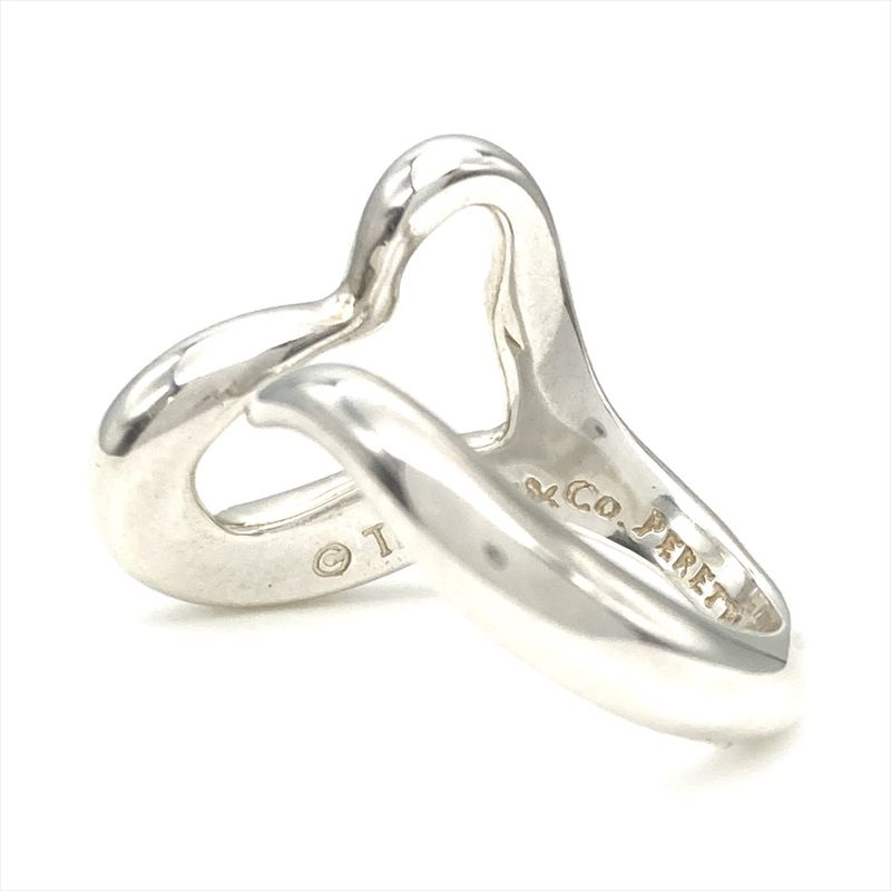 Tiffany & Co Tiffany & Co Open Heart Ring Size Approx 12 Sv925 60g Silver Unisex
