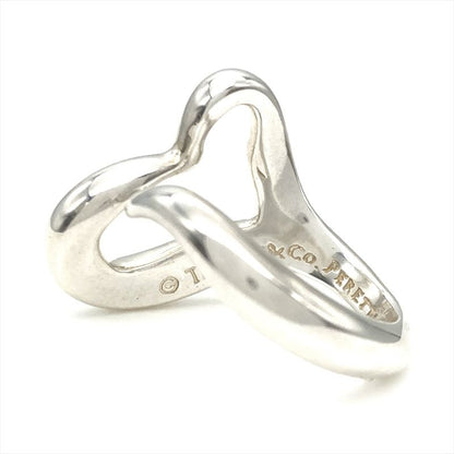 Tiffany & Co Tiffany & Co Open Heart Ring Size Approx 12 Sv925 60g Silver Unisex