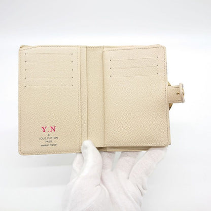 Louis Vuitton Damier Azure Portefeuille Viennois Foldable Wallet Clasp Gusset