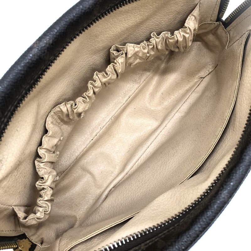 Louis Vuitton Trousse Toilette 23 M47524 Clutch Bag Monogram Canvas Brown Ladies