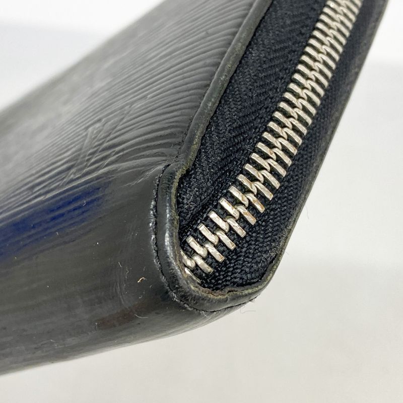 Louis Vuitton Epi Zippy Wallet M61857 Noir Black Men Women Unisex