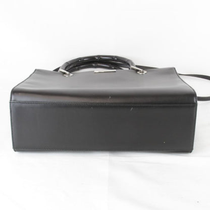 Gucci 002-1016 200047 Shoulder Bag 2way Bamboo Handbag Leather Women