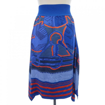 Hermes Tatersale en Zigzag Twill Lane Skirt — view 2
