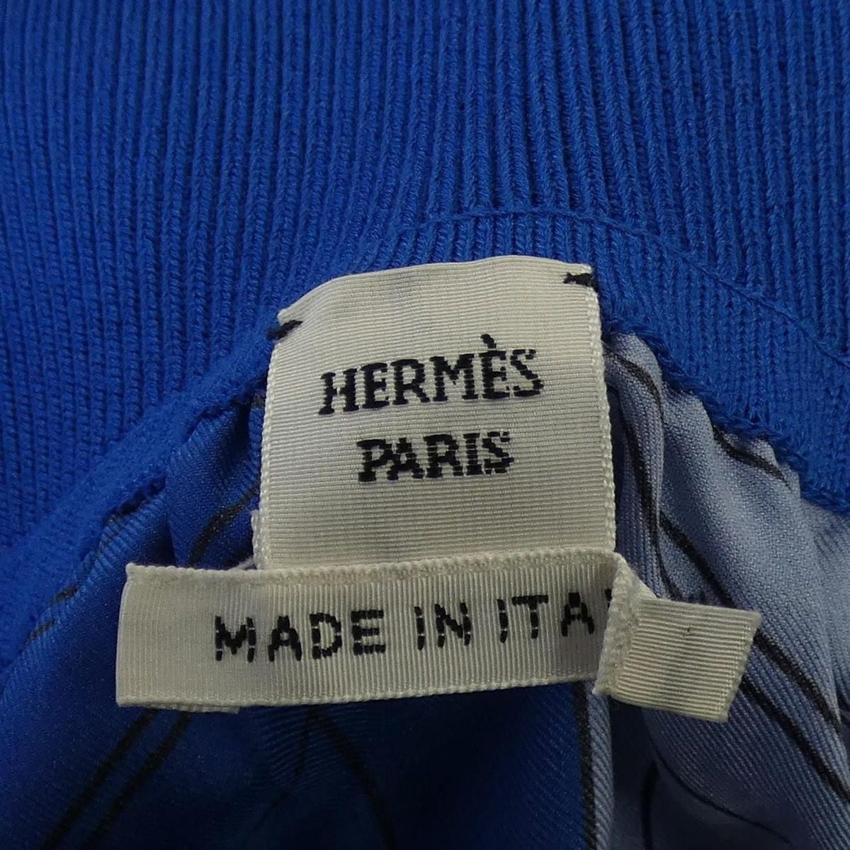 Hermes Tatersale en Zigzag Twill Lane Skirt — view 5