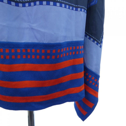 Hermes Tatersale en Zigzag Twill Lane Skirt — view 7
