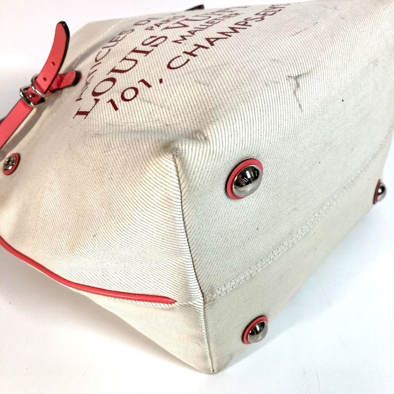 Louis Vuitton Shoulder Bag Cabas PM Cabas PM M94505 Leather / Canvas Pink