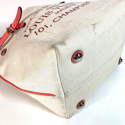 Louis Vuitton Shoulder Bag Cabas PM Cabas PM M94505 Leather / Canvas Pink