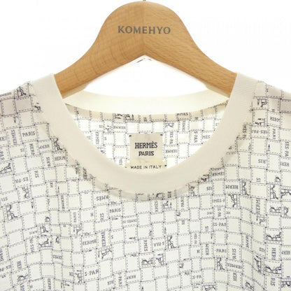 Hermes Bolduc Cut Dress White Translucency — view 5