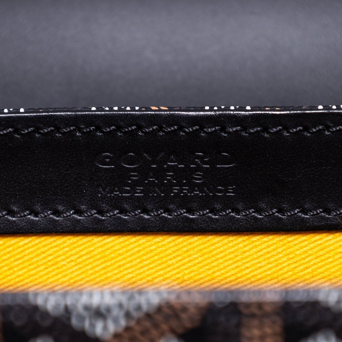 Goyard Saigon Black in Canvas — view 10