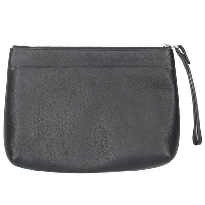 Balenciaga 618362 Logo Print Leather Clutch Bag Men's