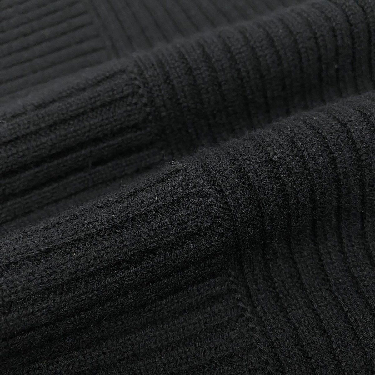 Gucci Drawcord Turtle Neck Knit Sweater S Black — view 7