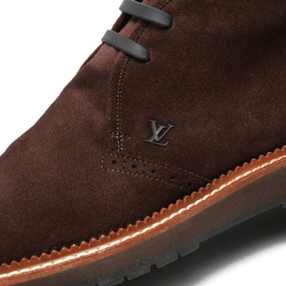Louis Vuitton Boots Size 6 LV Logo Suede Ankle Chukka Boots Shoes 20250514