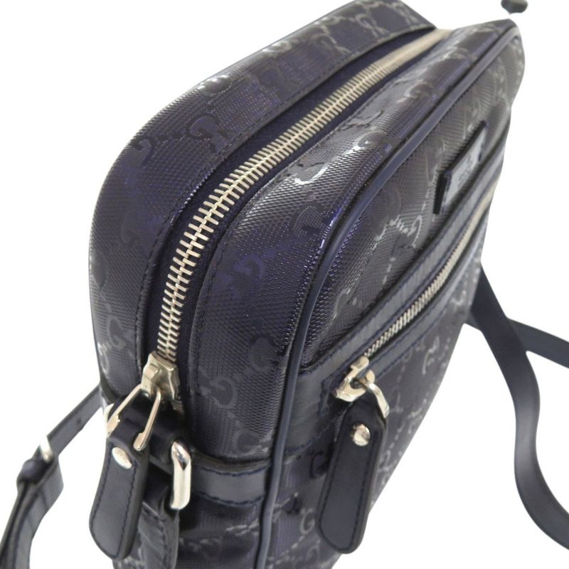 Gucci GG Imprime Shoulder Bag Crossbody 233268 497717 PVC Purple 0470 Gucci