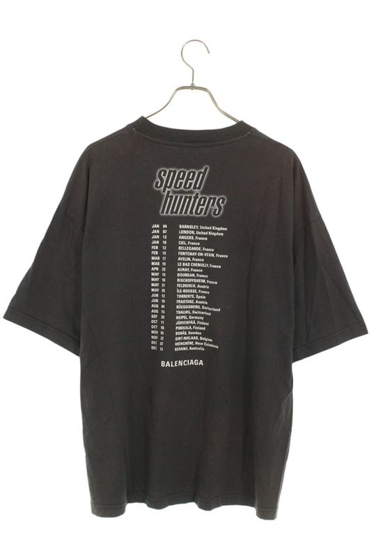 Balenciaga 541877 Tcv38 Speed Hunters Print T-shirt Men's M