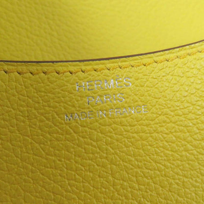 Hermes Constance Slim Verso Silver Hardware Evercolor Coin Case Sun New Blue