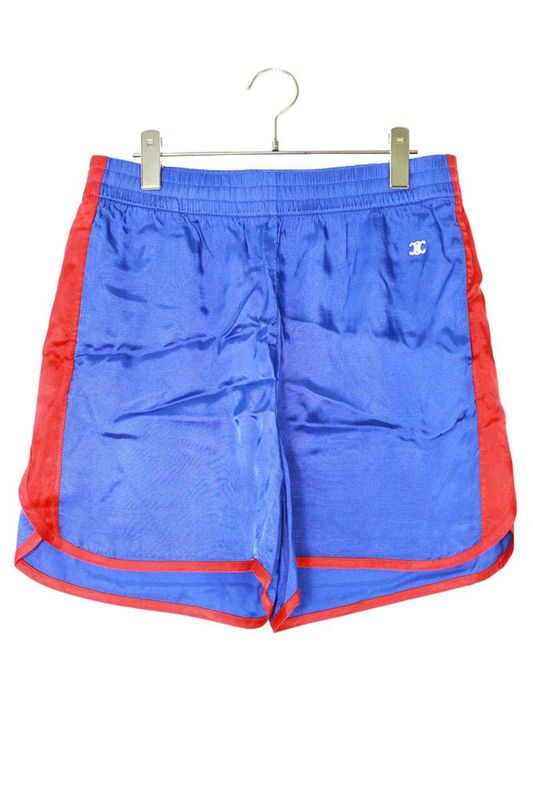 Celine 2p5321641 Satin Half Pants Men's M