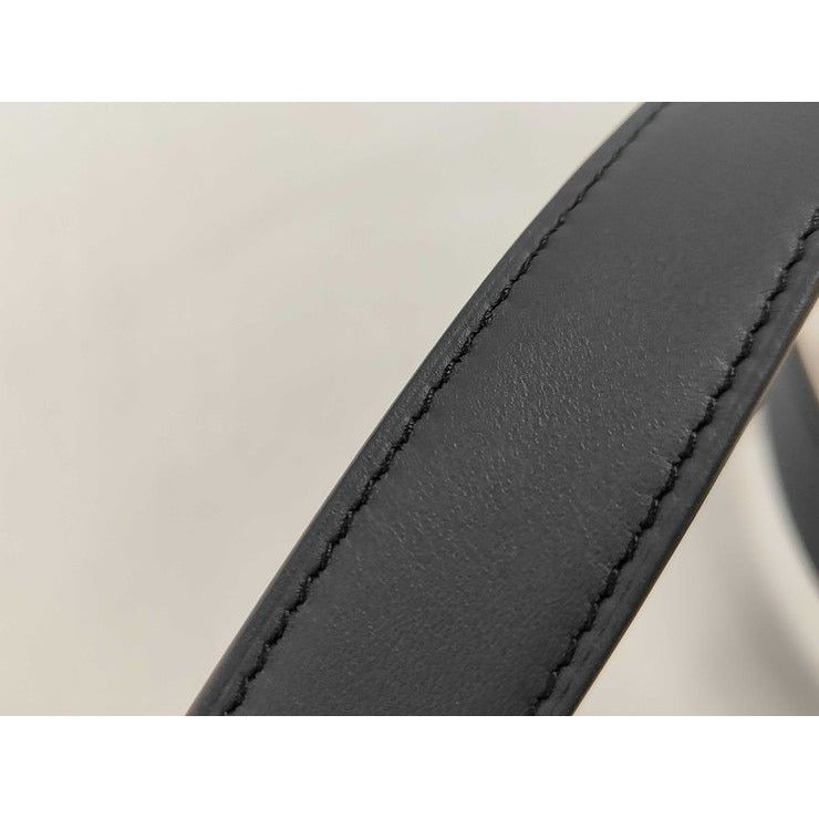 Hermes Belt Andy 26 Blue Indigo Gold Leather Silver — view 8