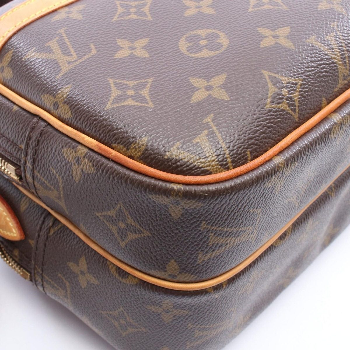 Louis Vuitton Shoulder Bag Li Porter PM Canvas Leather — view 11