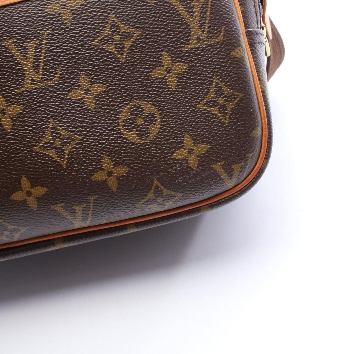 Louis Vuitton Shoulder Bag Li Porter PM Canvas Leather — view 12