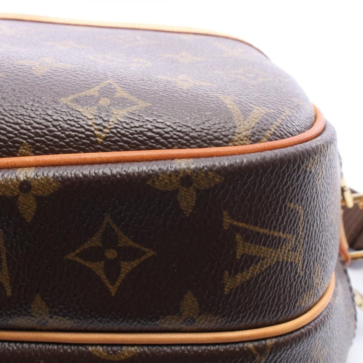 Louis Vuitton Shoulder Bag Li Porter PM Canvas Leather — view 15