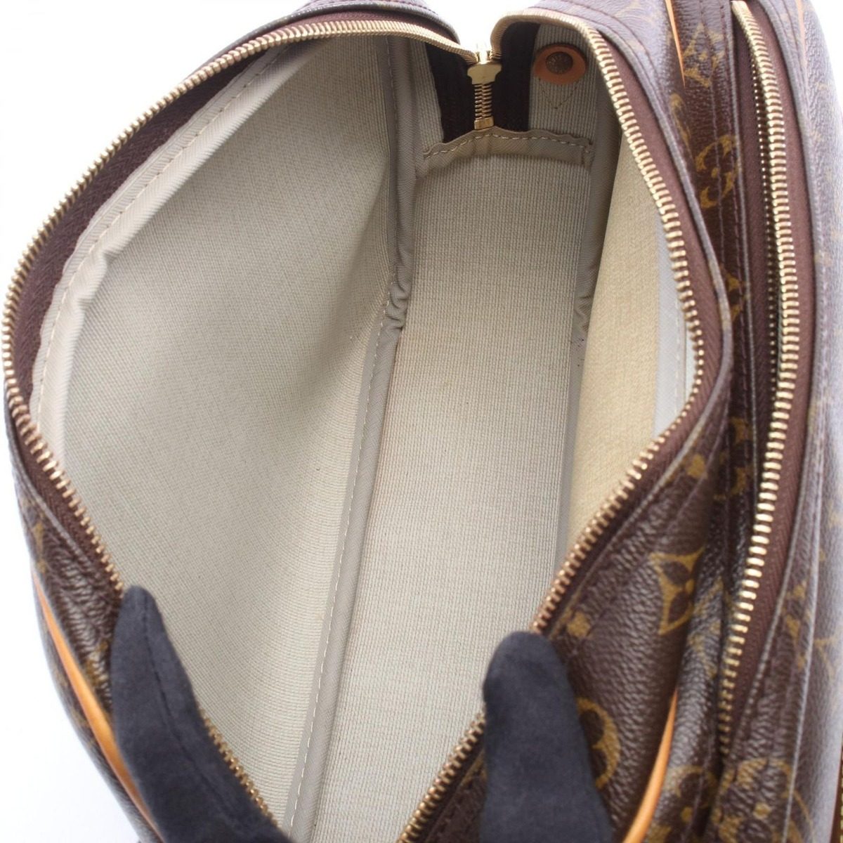 Louis Vuitton Shoulder Bag Li Porter PM Canvas Leather — view 3