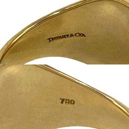 Tiffany & Co Box Signet Ring 750 18K Yellow Gold — view 4
