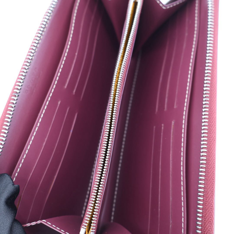 Goyard Matignon APM ZIP GM Men'swomen's Leather Coated Canvas Long Wallet