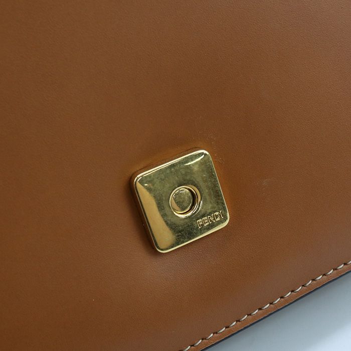 Fendi Shoulder Bag Carrigraffi Fe90591 Shoulder Bag Leather Shoulder Bag Women's