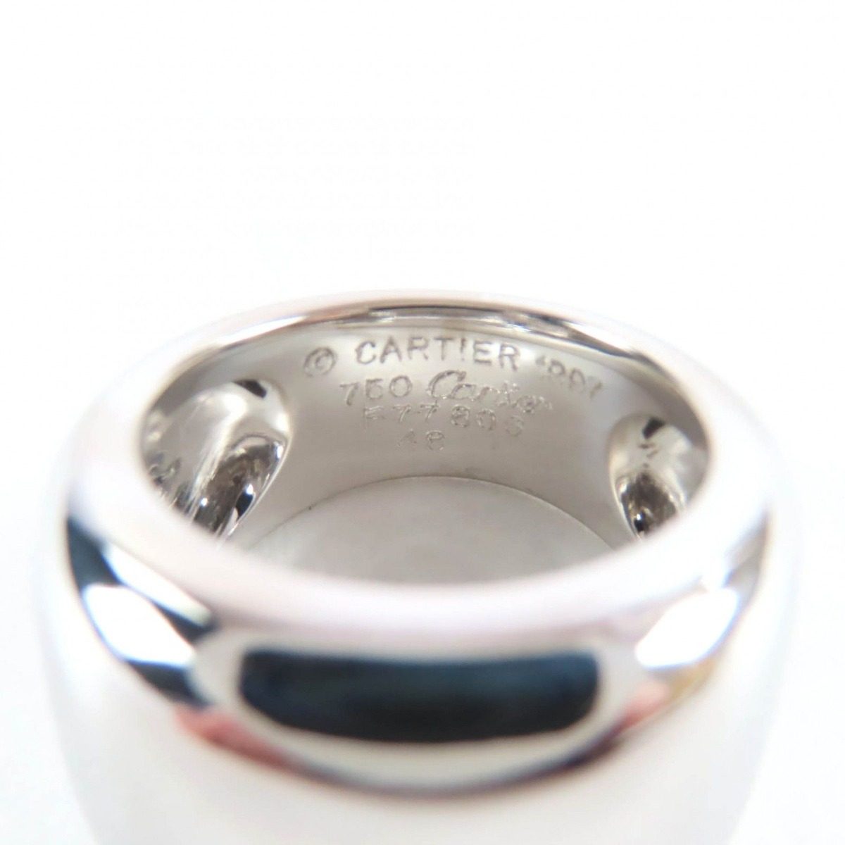 Cartier 18k 750 Nouvelle Bague Ring White Gold 48 Weight Handbag — view 6