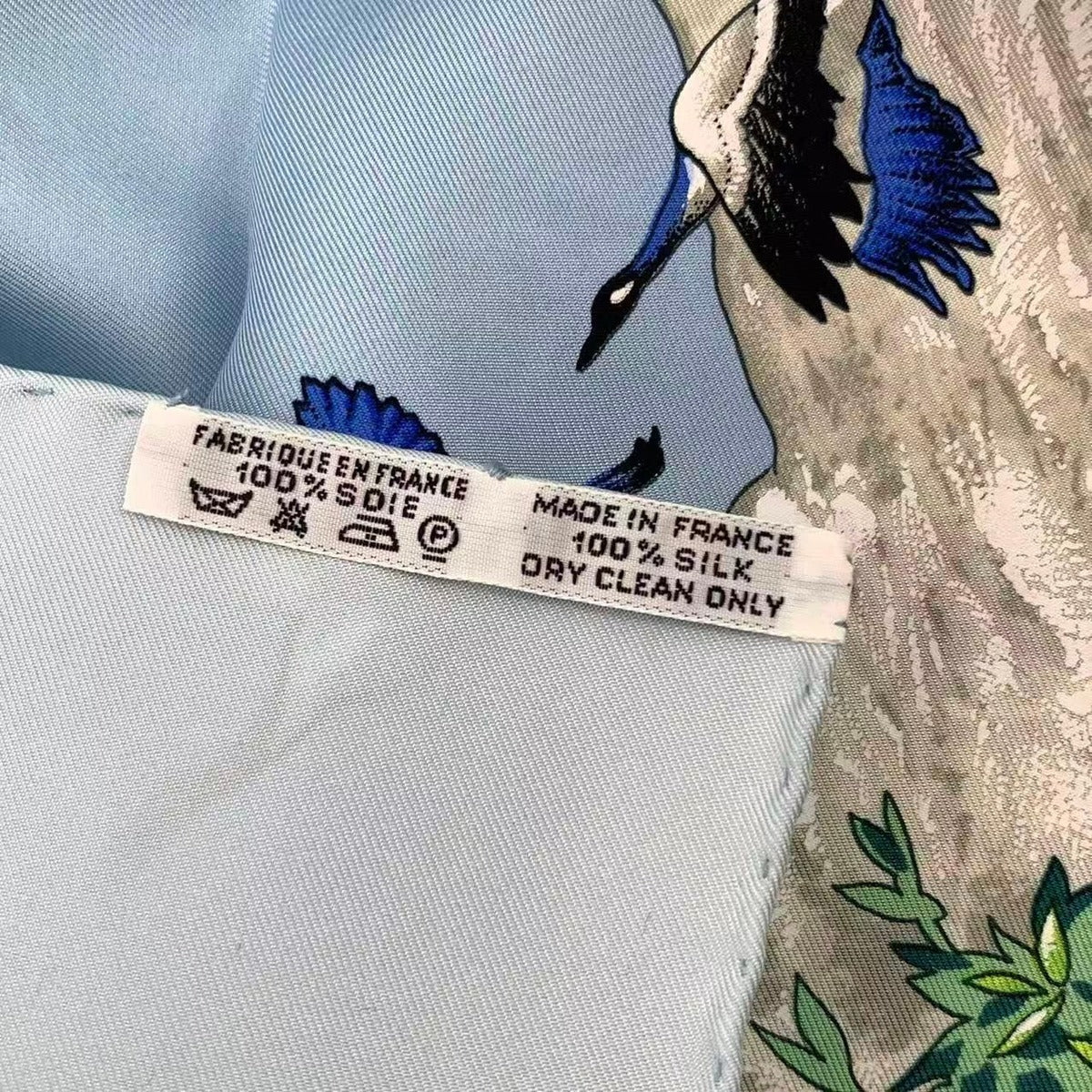 Hermes Scarf Carre 90 Silk Sichuan Blue Box — view 9