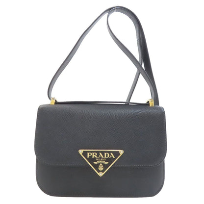 Prada Logo Shoulder Bag Saffiano