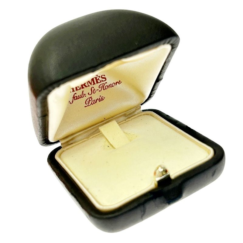 Hermes Silver Mexico Ring 52 7.8g 925 Engraved 370030 Ring with Box