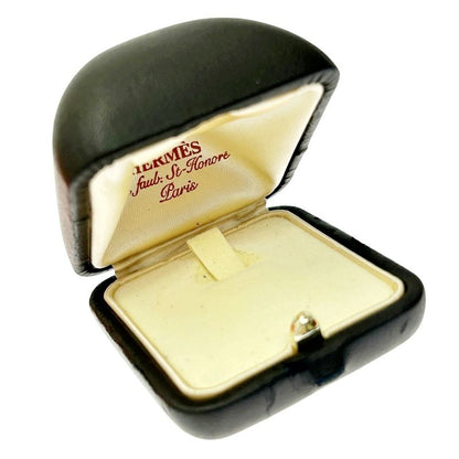 Hermes Silver Mexico Ring 52 7.8g 925 Engraved 370030 Ring with Box
